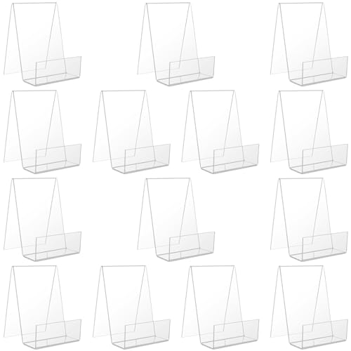 Soportes para libros para menús y novelas en expositores de metacrilato