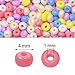 PPhtony Glass Seed Pony Beads 50g 4mm Assorted Color Small Round Loose Spacer Beads for DIY Earrings Bracelets Necklace Jewelry Craft Making (Pastel)