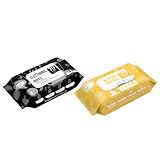 Air Jungles Bundle – Electronic Wipes Screen Cleaner 70 Count, and Wood Cleaner Wipes 70 Count, XL 8in x 10in