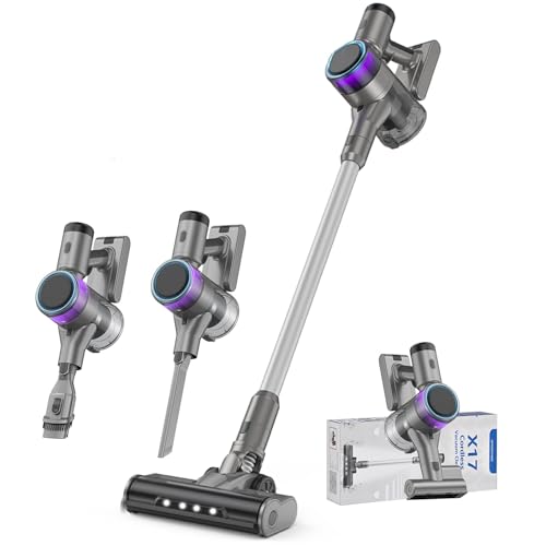 Aspirapolvere Senza Fili, 4-in-1 Scopa Elettrica Senza Fili Tre Potenze di Aspirazione Regolabili,...