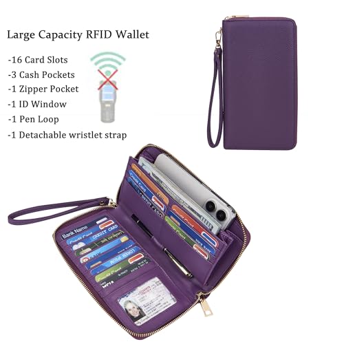 Image of Women Large Crossbody Bags Ladies Satchel Shoulder Handbags Purse and Wallet Set for Women Totes Hobo Purses