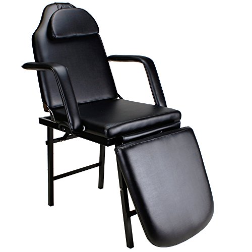 Preisvergleich Produktbild Klappberer Mechanischer Tattoostuhl Kosmetikstuhl 105261B schwarz