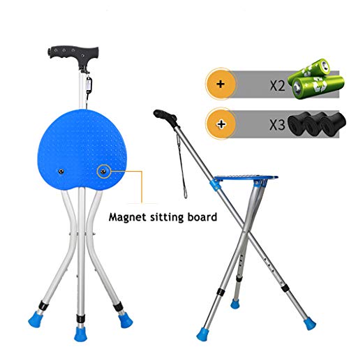 HHCP Bastón De Aleación De Aluminio con Asiento