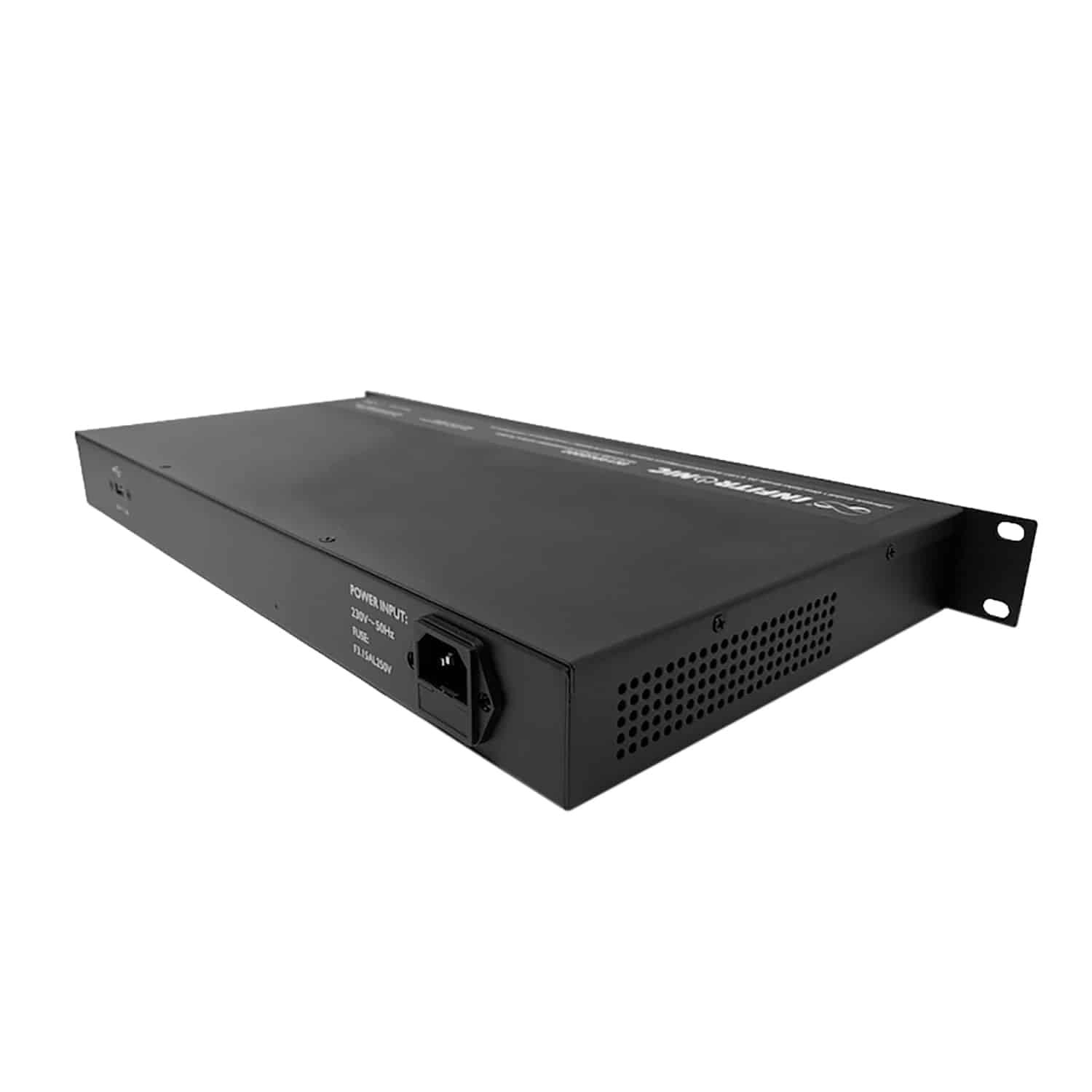 INFITRONIC - Porte USB 3.0 Hub16 USB IN19PLG002-19" con stazione di ricarica e sincronizzazione (1U Rack)