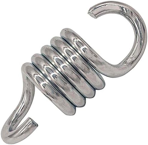 Porch Swing Springs Hammock-Chair Spring - 750Lbs Heavy Duty Suspension Hangers Ceiling Mount Porch Swings (1pc 750Lbs Compact Version)