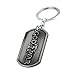 Produktbild Hzzzzz Game God of War Keyring Letters & Kratos Eye Double-sided Pattern Pendant Dog Tag Keychain
