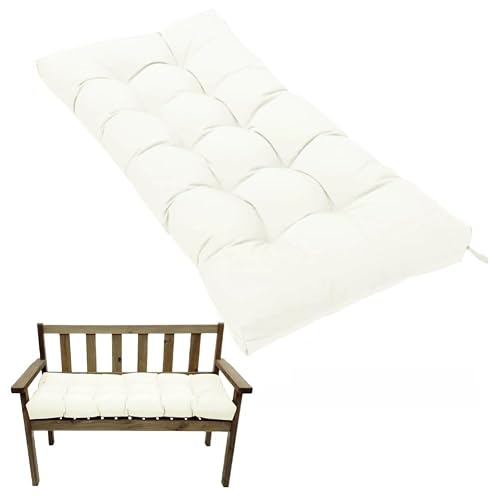 Indoor/Outdoor Bench Cushion, Garden Loveseat Cushion, Swing Seat Cushion,Thicken Patio