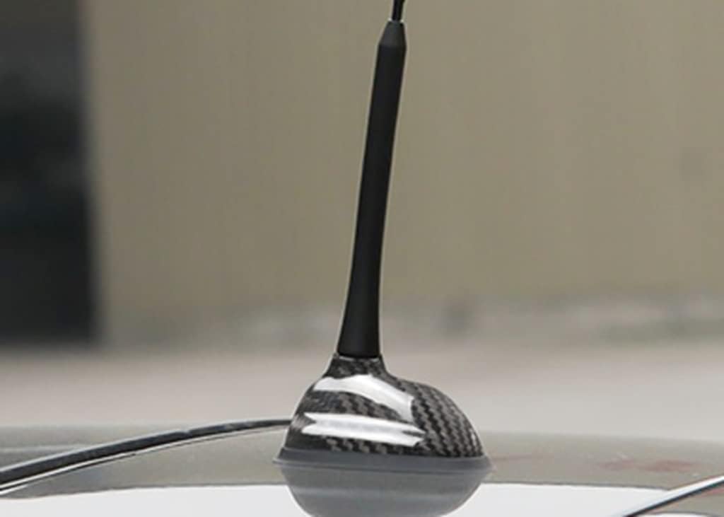 New Carbon Fiber Antenna Cover Compatible with Mini Cooper R56 R57 2007-2014 (Black)