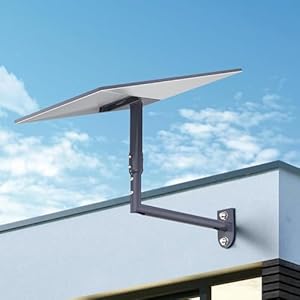 Starlink lange wandmontage, EDUP LOVE Starlink dakmontageset, Starlink Internet Kit Satelliet met Starlink Pole Mount Adapter, Ondersteuning Starlink V2 schotel & High Performance