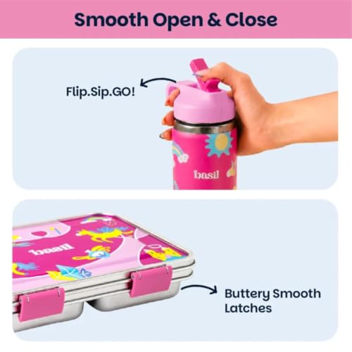 Image of Basil Bento Neo & Bottle Combo - Pixie Dash