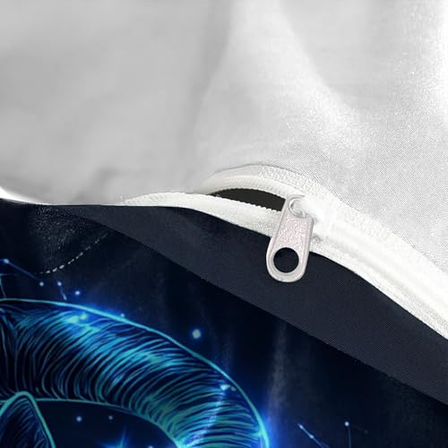 Housse de couette résistante fermeture éclair parure lit 3D - 8