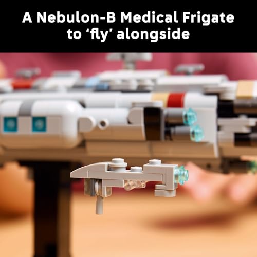 LEGO Star Wars: Return of The Jedi Home One Starcruiser Set for Adults - Includes Nebulon-B Frigate and Display Stand - 75405