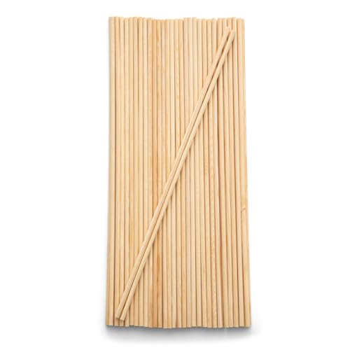 Mendi 25 bastoncini di legno 40 cm x 5 mm