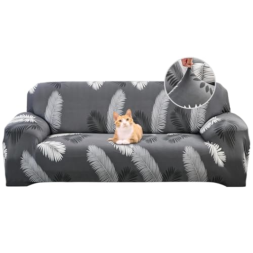 Surwin Stretch Sofabezug Für 2-Sitzer - Elastischer Couchüberzug In Beige