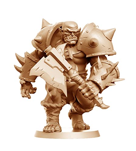 Figura de resina ZHANGJING 56mm Orc Chieftain Lord Guerrero miniatura 1