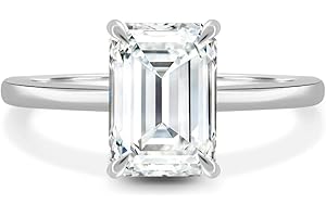Alice 3 Carat Radiant Cut Moissanite Engagement Rings For Women