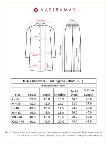 Image of VASTRAMAY mens Sherwani Set