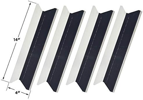 Repair Kit for BroilChef GSF2616AD-1, 13013019, 14013017, GSF3016E, GSF3016HN, Frontenac-NG, GSF3016H Gas Grill Includes 4 Stainless Steel Burners and 4 Stainless Heat Plates
