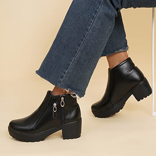 Image of XE Looks 100% Vegan Leather Trendy & Attractive Boots for Women