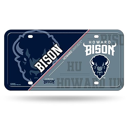 Rico Industries NCAA Howard Bison Primary Metal Auto Tag 6