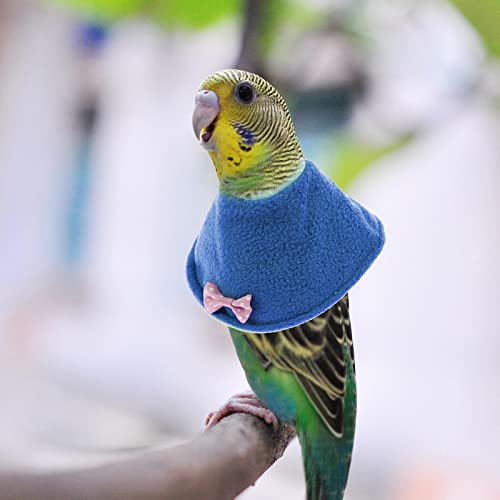 Image of Pet Bird Cone Collars, Adjustable Parrot Recovery Collar Elizabethan Collar for Wound Healing Prevent Feather Plucking, Birds Cones Protective E-Collars for Large Medium Small Parrots - S