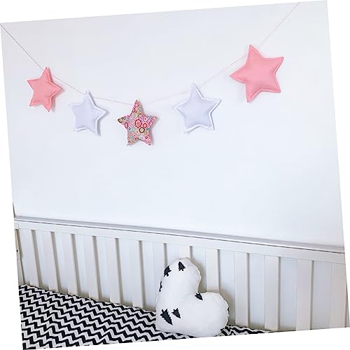 Guirnalda de estrellas para decorar paredes infantiles sin dañar la pintura 6