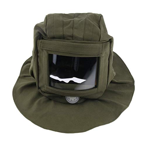 nouler Juler Sandblasting Hood Large Lens and Adjustable Helmet Sandblasting Helmet