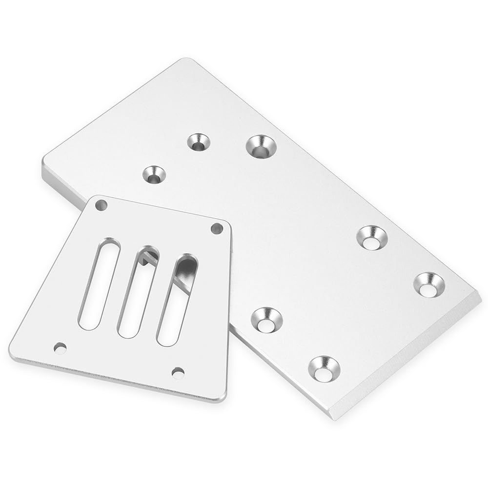 MORLORDY RC Chassis Wheelbase Extension Kit for TRX 1/10 Bandit, Rustler, Drag Racing RC Car Upgrade Parts (Silver, 40MM)