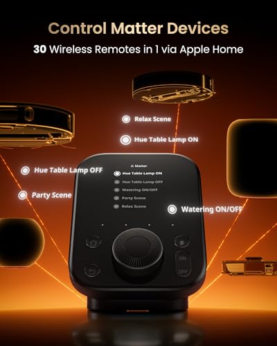 SwitchBot Hub 3 for Home Automation, Matter Bridge Smart Home Hub with IR & Bluetooth Remote, work as a WiFi Thermometer Hygrometer, Supports Alexa/Apple HomeKit/Google Home/IFTTT