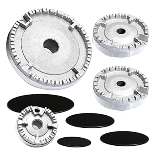 Qeunrtiy de Quemador Universal, Tapa de Llama, Horno, Cocina, Encimera de Gas para, Tapa de Quemador de Llama, Que Se Adapta A Todos los TamañOs Planos