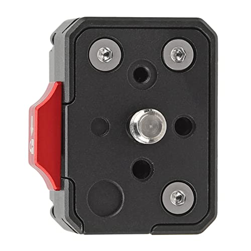 Adaptador de montaje de cámara rápido V Lock para agilizar tomas en trípode