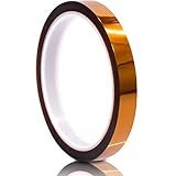 Heat Resistant Tape, Kapton Tape for Masking, Soldering, Protecting Circuit Board, Cellphone Data line and Battery