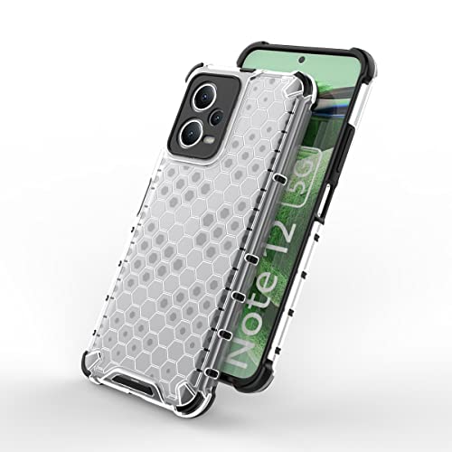 Image of Glasgow Back Case Cover Designed for [ Poco X5 5G ] (Stylish Look | Shock Proof) - Transparent