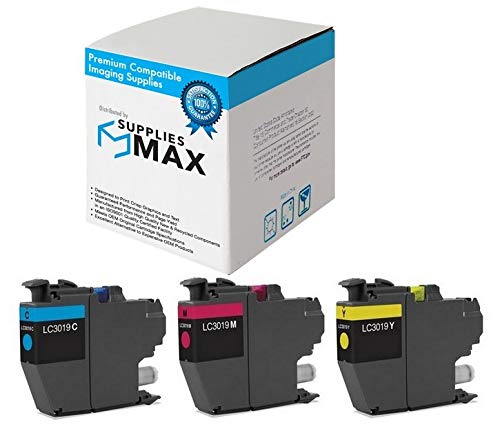 SuppliesMAX Compatible Replacement for Brother MFC-J5330DW/MFC-J5335DW/MFC-J5730DW/MFC-J6530DW/MFC-J6830DW Super High Yield Inkjet Combo Pack (C/M/Y) (LC-30193PKS)