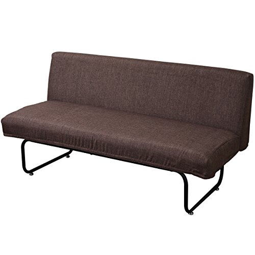 BBファニシング NOVEMBER 2Pソファー用替えカバー 麻風 ブラウン 幅113×奥行16.5×高さ42cm(背カバー)・幅113×奥行42×高さ12cm(座カバー) NVC-2P HBR NVC-2P HBR