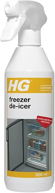 HG Freezer De-Icer / Defroster to Remove Ice Fast, Easy to Use De-Icing Deep Freeze / Refrigerator Spray  500ml (539050106)