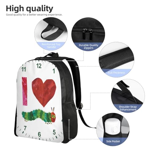 I Love The Very Hungry Caterpillar Backpack – Water-Resistant Laptop Bag, 15" Compartment, Lightweight Unisex Daypack For Work & Travel4