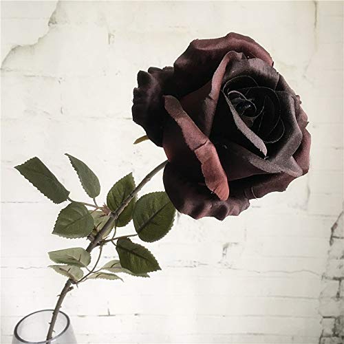Fleurs artificielles roses a longue tige pour decoration table mariage