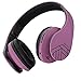immagine 1PowerLocus Bluetooth Cuffie Auricolari Pieghevoli, Over Ear Bluetooth Headphones Stereo Senza Fili Cuffie o Collegate Headset con Microfono, Micro SD/TF, FM per iPhone/Samsung/iPad/PC (Nero/Viola)