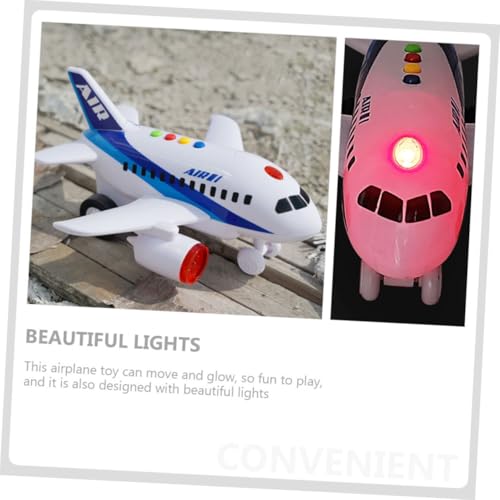 Avion éducatif sans batterie cadeau d'éveil sensoriel pour bébés