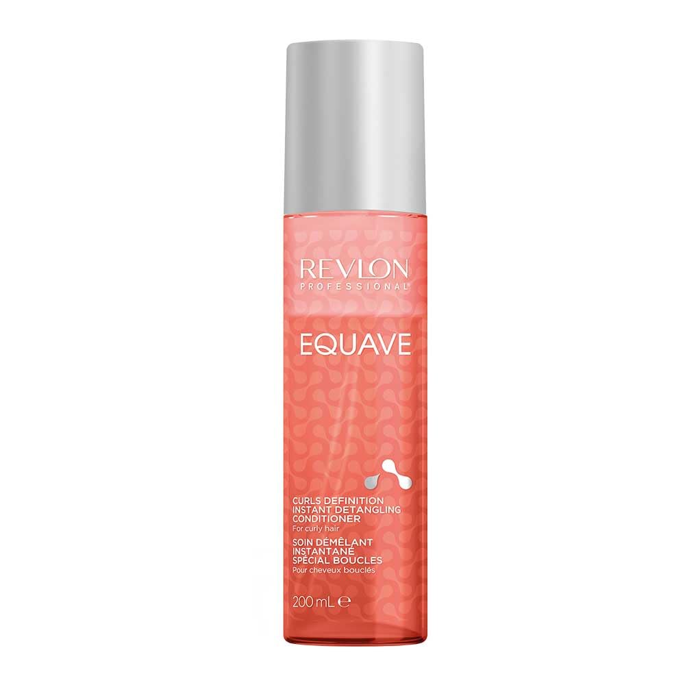 REVLON PROFESSIONALEQUAVE CURLS DEFINITION BI-PHASE DETANGLING CONDITIONER FOR CURLY HAIR, Leave-In Conditioner, Curly Hair Detangler, Curly Girl Method, Curl-Defining Leave-In Conditioner, 200ml