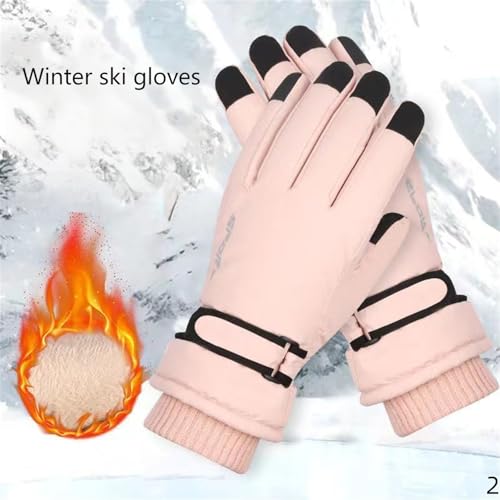 Gants d'hiver et de ski tactiles chauds et imperméables taille unique