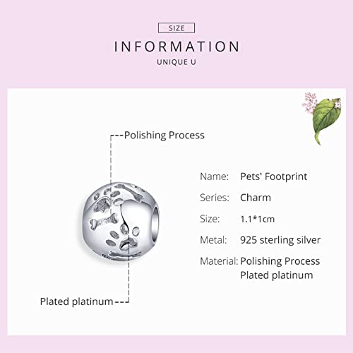 Perles rondes argent 925 breloque ajourée pour vos bijoux