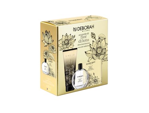 Deborah Milano Coffret cadeau pour femme avec eau de toilette 100 ml et mousse douche 250 ml