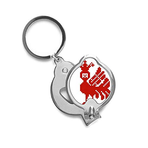 Coupe-ongles mosaïque rouge Russie DIYthinker pour manucure