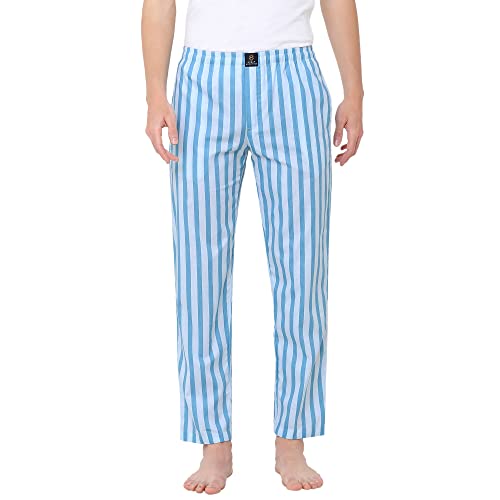 Image of Urban Scottish Men's Lounge Pants 100% Cotton Men's Lounge Night Pant Comfortable Leisure-Wear Lower with an Elastic Waist-Band and Regular Fit Track Pants, Machine Washable Stay at Home