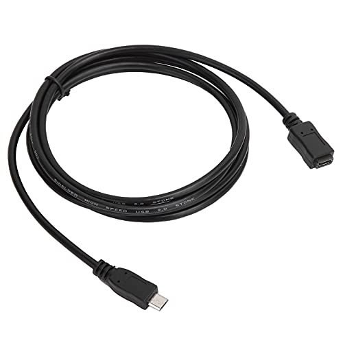 Cables, Personal Computer Cable Micro USB Macho a Hembra, Micro USB 2.0 Macho a Micro USB Hembra Cable de Extensión Cable Extensor para Teléfono/Tableta, Admite Velocidad Estable