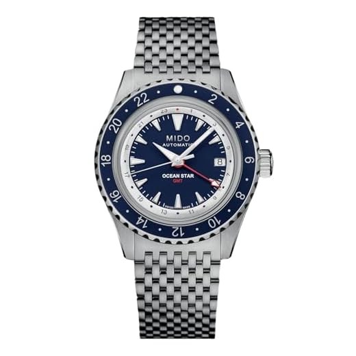MIDO GMT Special Edition M0268291804100 Reloj Automático para Hombres Reserve de Marcha de 80 Horas