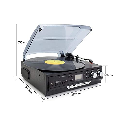 Tourne-disques Rétro, Brun Moderne Multi-Fonctionnel Vinyle Phonographe Ancien Tourne-Disque Antique Gramophone Audio Ta… - Les Beatles, Paul McCartney, John Lennon, RIngo Starr, George Harrison Tourne-disques Rétro, Brun Moderne Multi-Fonctionnel Vinyle Phonographe Ancien Tourne-Disque Antique Gramophone Audio Ta… – Image 6