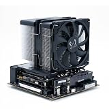 Chłodzenie powietrzne procesora Scythe Fuma 3, Intel LGA1700, LGA1151, AMD AM5/Ryzen 120 mm, podwójna wieża, czarna pokrywa górna, aluminiowy radiator, 6 rurek cieplnych